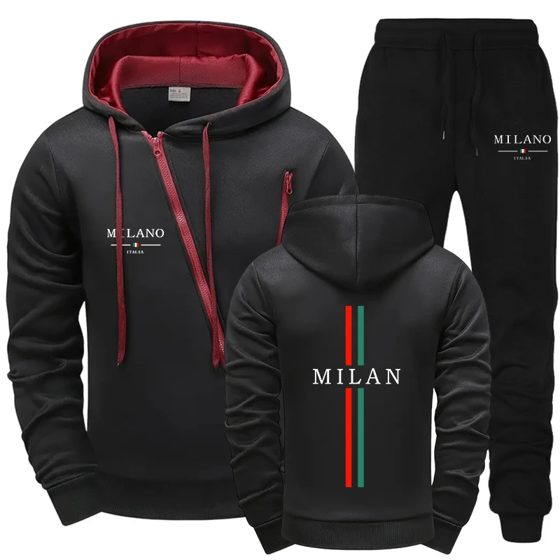 Men Tracksuit Sets Fashion Cas - đánh giá và giá Winter Clothing Pk