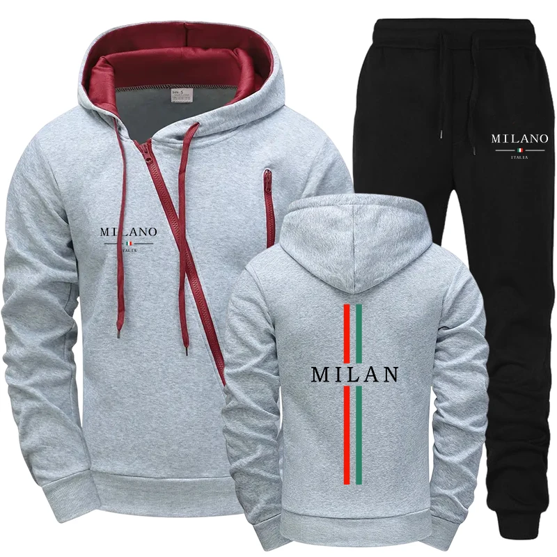 Men Tracksuit Sets Fashion Cas - đánh giá và giá Winter Clothing Pk