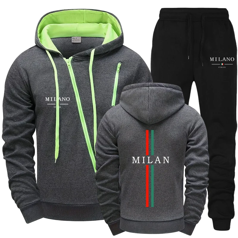 Men Tracksuit Sets Fashion Cas - đánh giá và giá Winter Clothing Pk