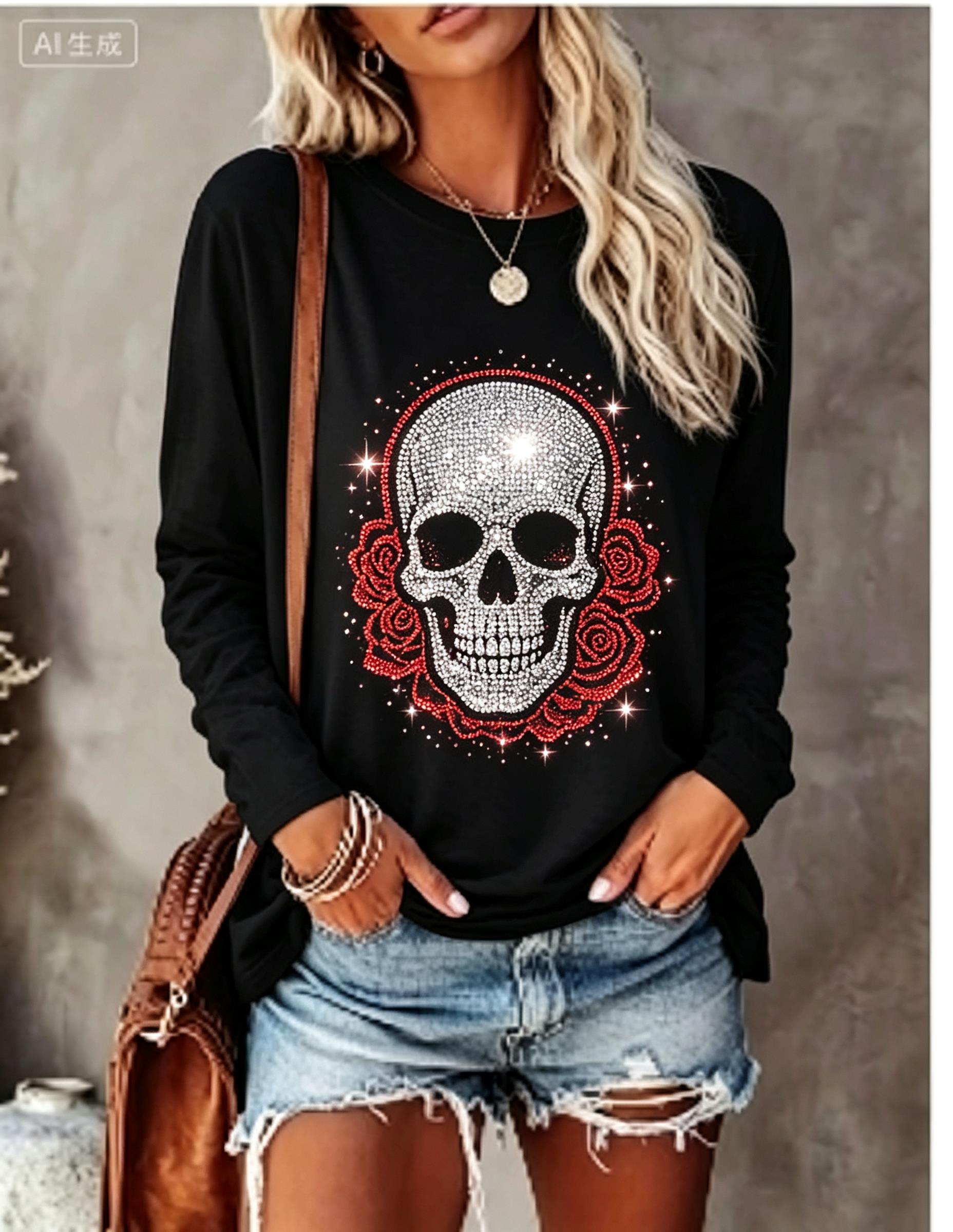 Women Long Sleeve T‑Shirt Simu - đánh giá và giá Winter Clothing For Women